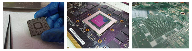 reballing chip gráfico